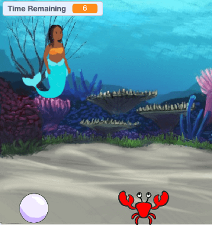 This screenshot demonstrates how the timer looks in the game