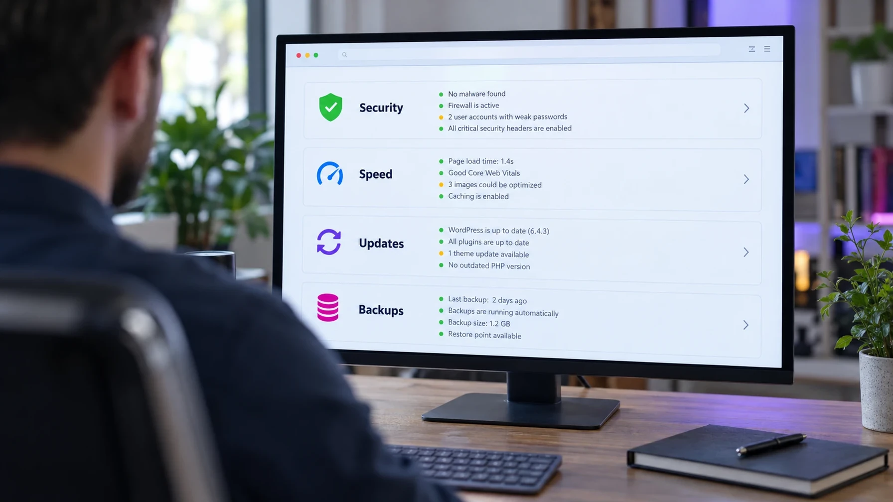 A free audit finds a WordPress site's hidden problems first